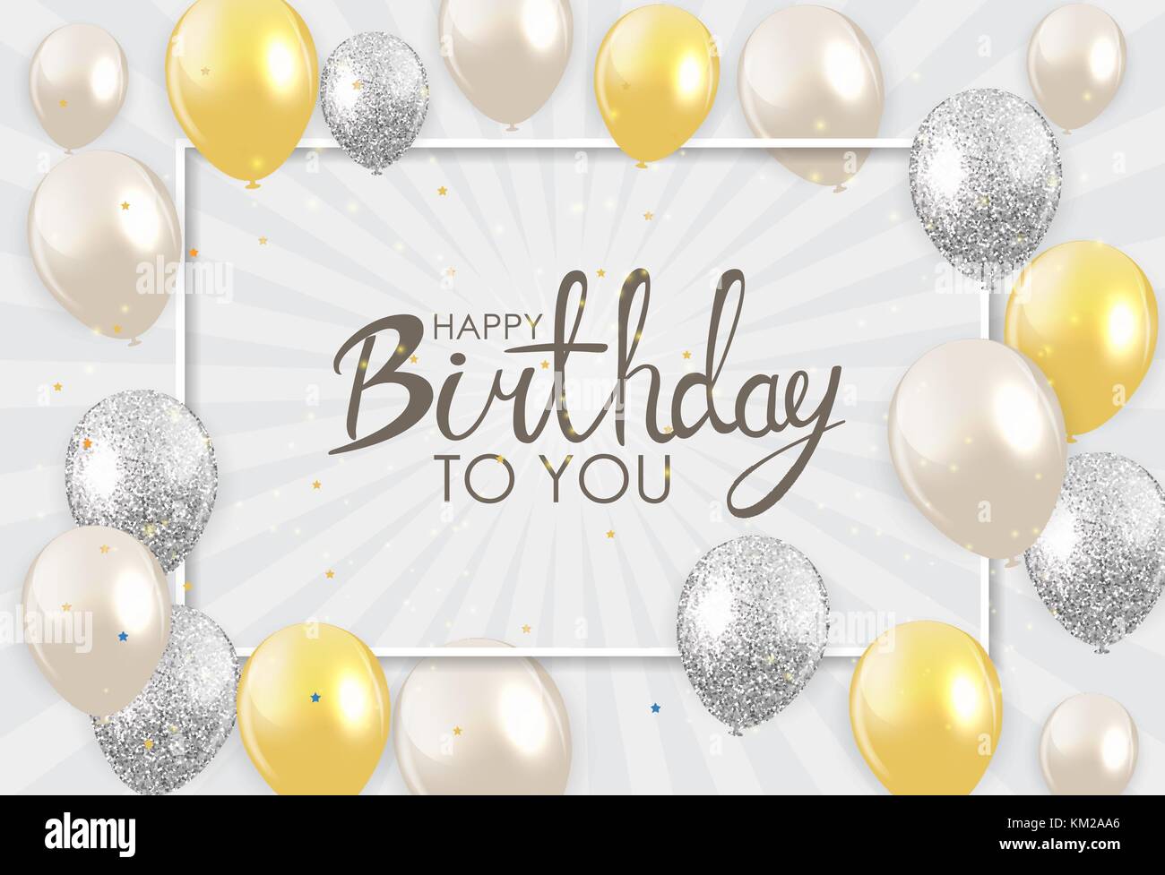 Abstrakte happy birthday Hintergrund Karte Vorlage vector Illustration Stock Vektor