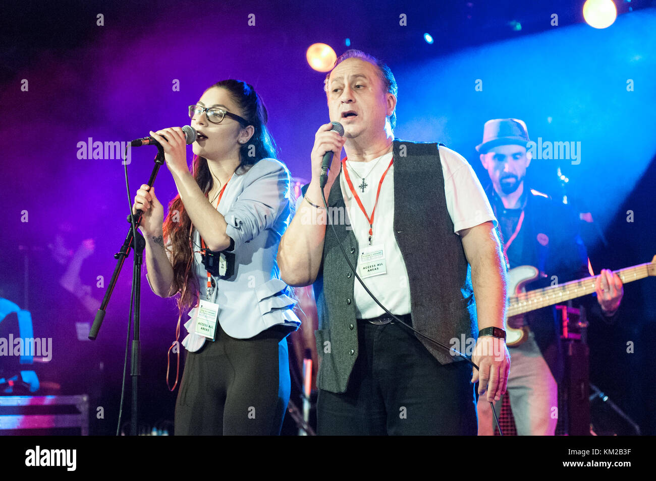 Bognor Regis, Großbritannien. Dezember 2017. Modernes romantisches Spiel Electric Dreams Festival. Quelle: Ken Harrison/Alamy Live News Stockfoto