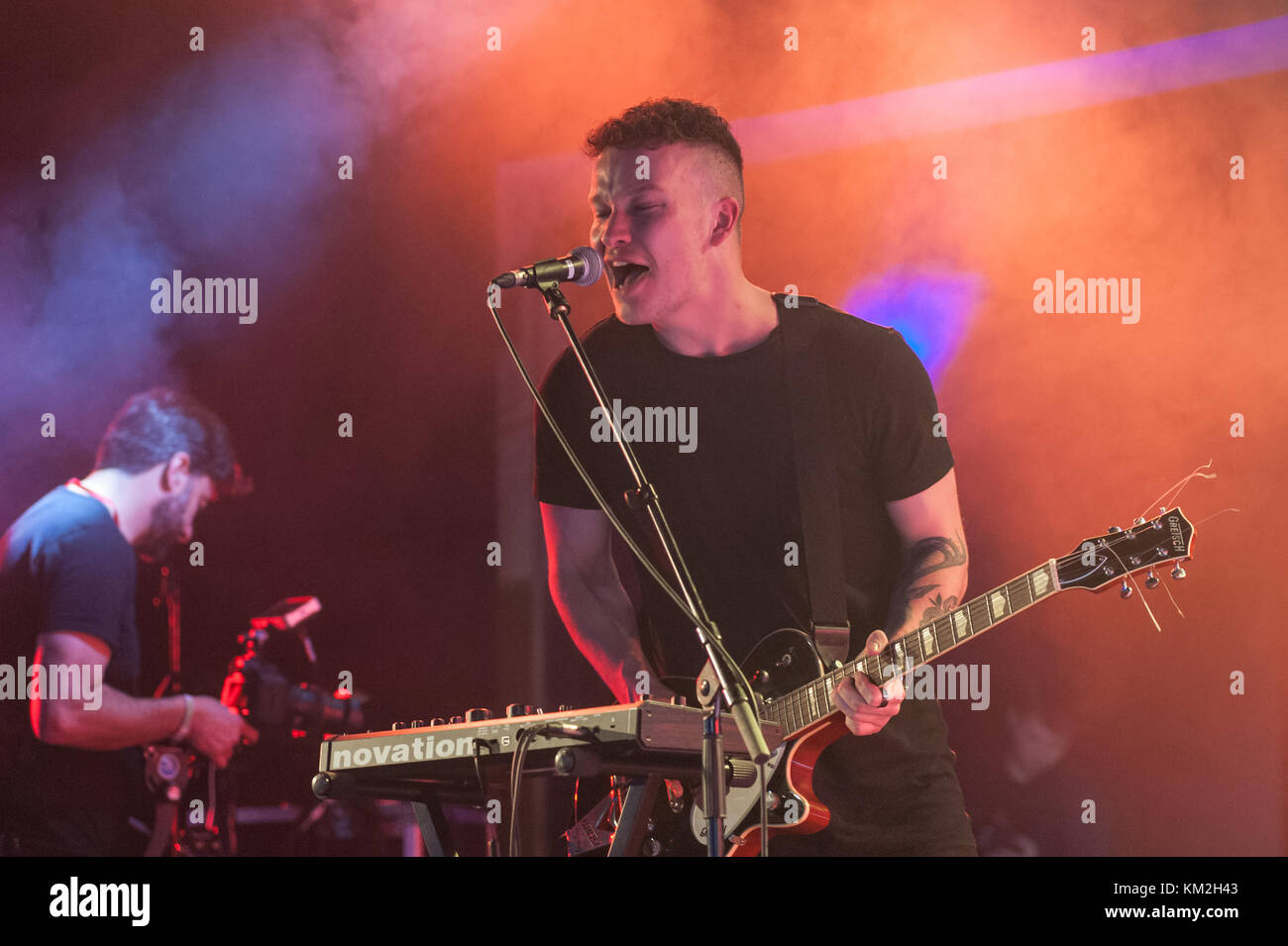 Bognor Regis, Großbritannien. 3 Dez, 2017. april Türme spielen Electric Dreams Festival. Credit: Ken Harrison/alamy leben Nachrichten Stockfoto