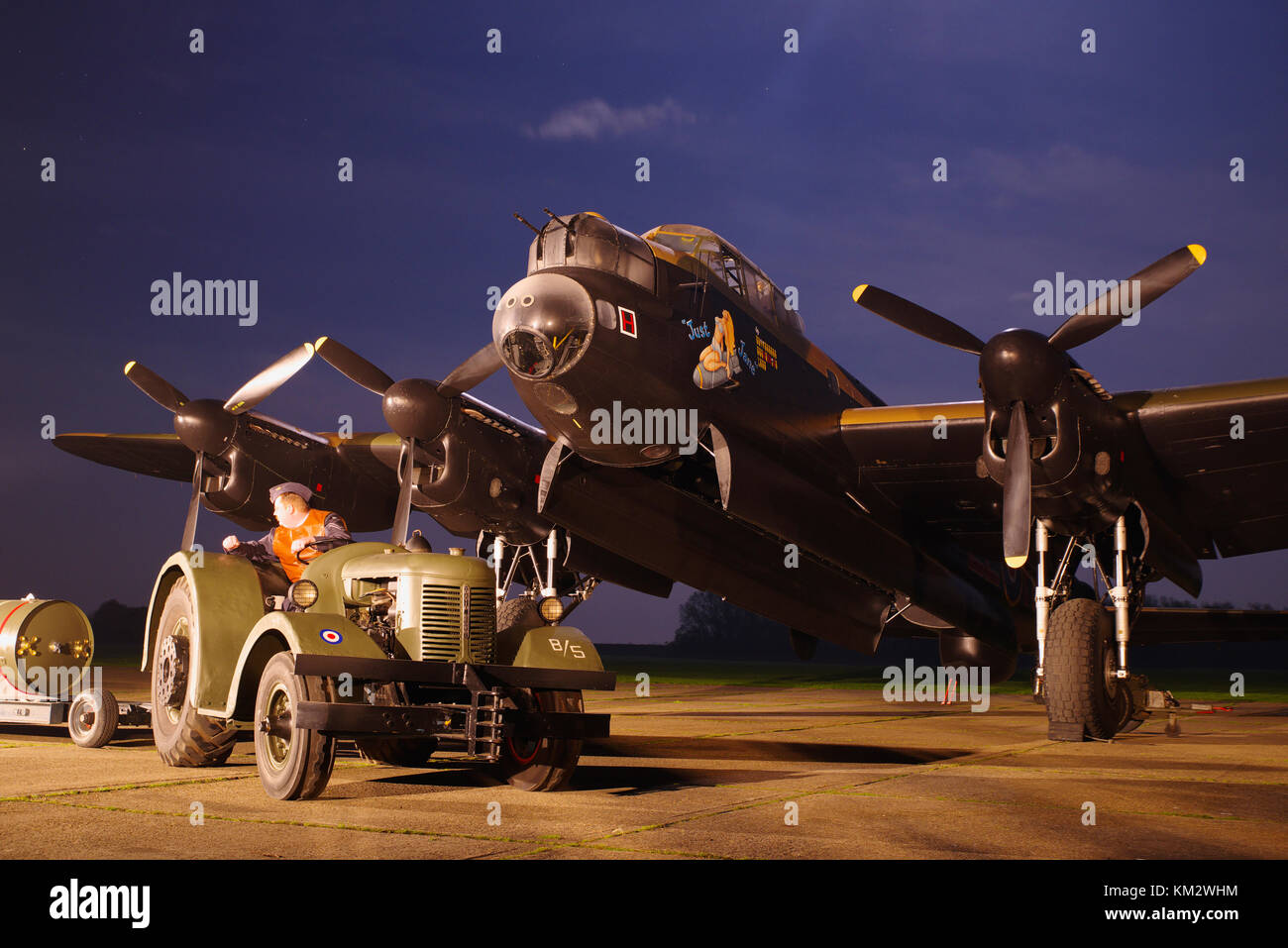 Avro Lancaster NX 611 Nur Jane Stockfoto