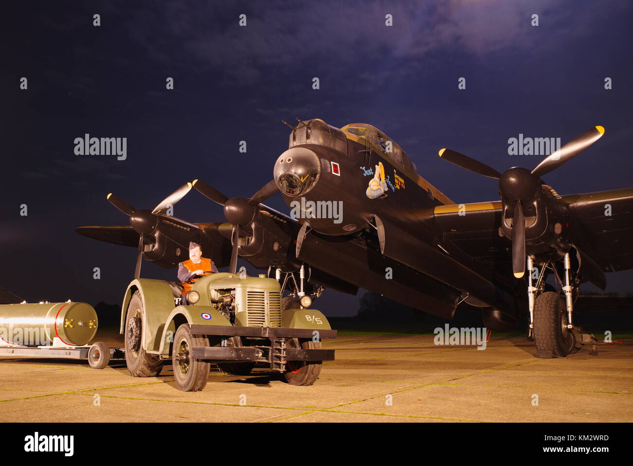 Avro Lancaster NX 611 Nur Jane Stockfoto