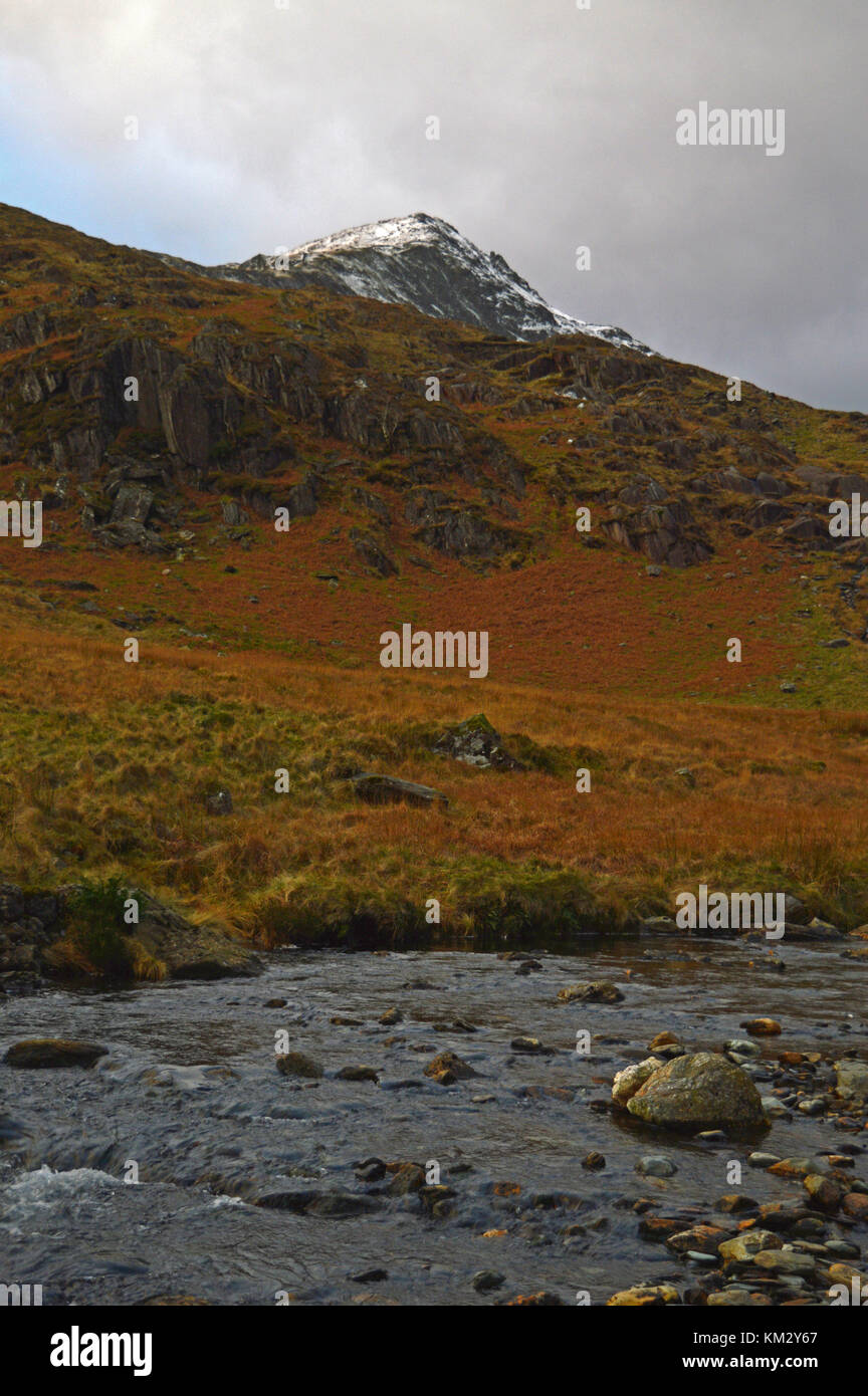 Watkin Pfad snowdonia Stockfoto