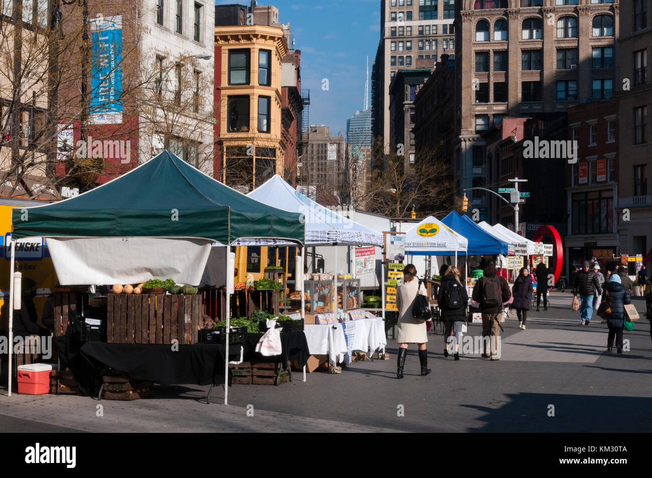 Frisay Markt in Union Square, New York City, USA. Stockfoto