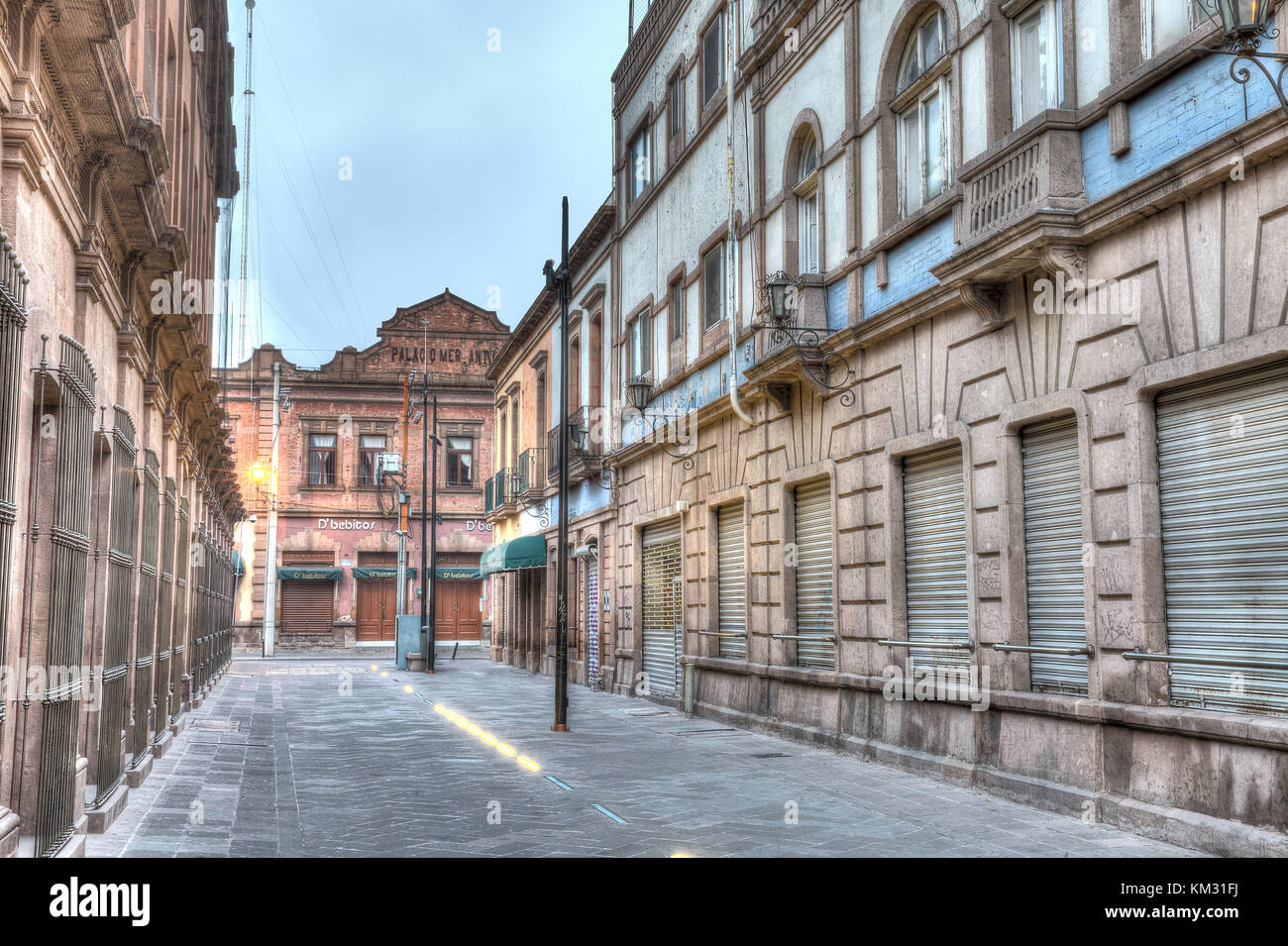 Straßen von San Luis Potosi, Mexiko Stockfoto