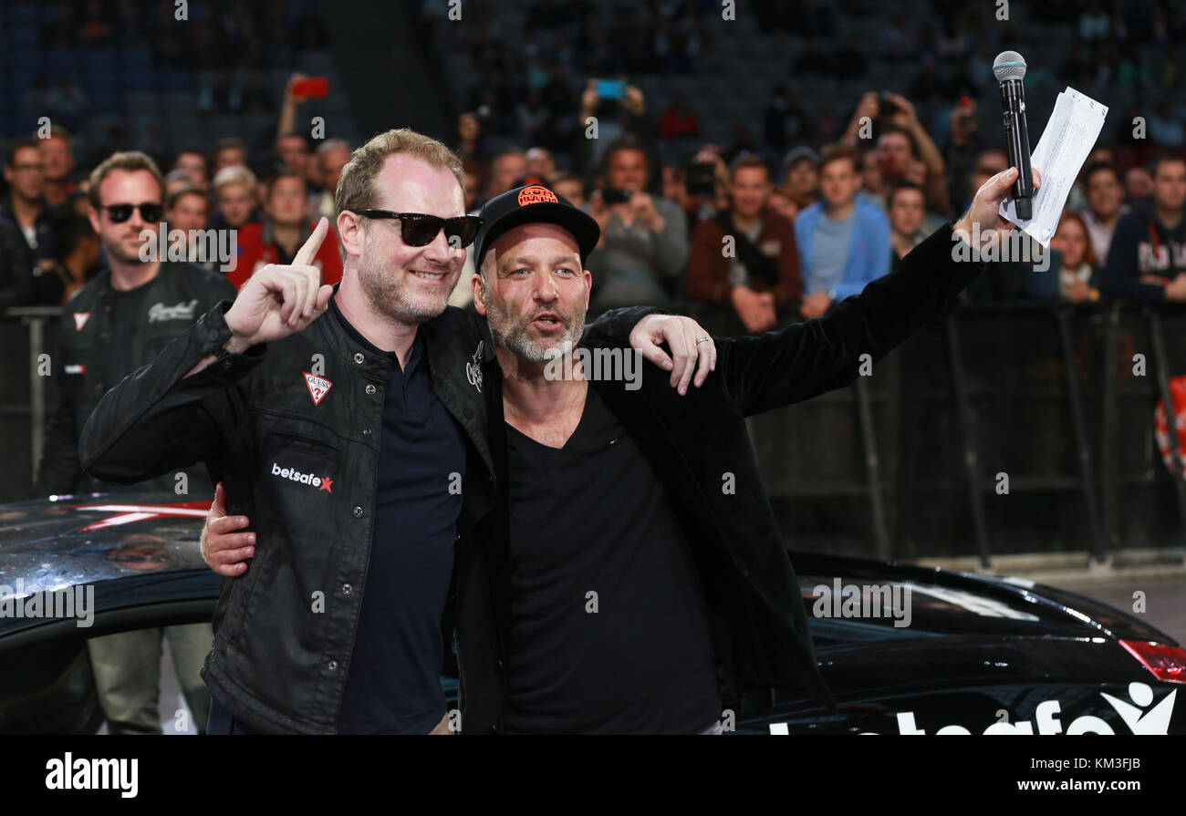 Amsterdam, Niederlande - 26. Mai: Maximilian Cooper besucht die Gumball 3000 Amsterdam Arena am 26. Mai 2015 in Amsterdam, Niederlande. Personen: Maximilian Cooper Stockfoto