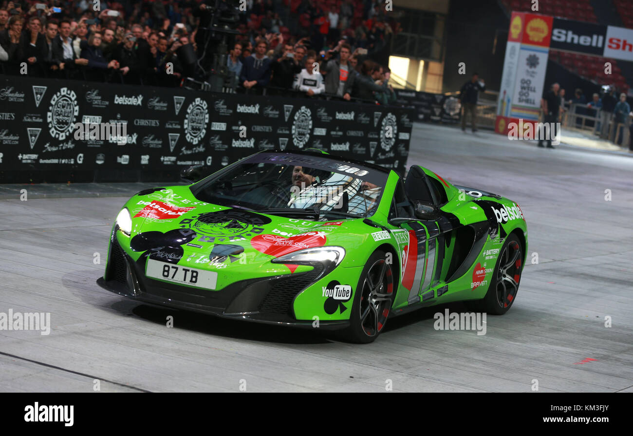 Amsterdam, Niederlande - 26. Mai: 150 shmee besucht die Gumball 3000 Amsterdam Arena am 26. Mai 2015 in Amsterdam, Niederlande. Leute: shmee 150 Stockfoto