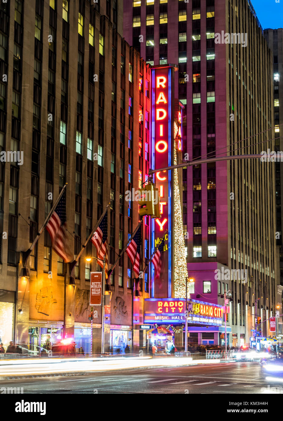 New York, NY USA - 26. November 2017. Weihnachtszeit in der New York City Radio City Music Hall Stockfoto