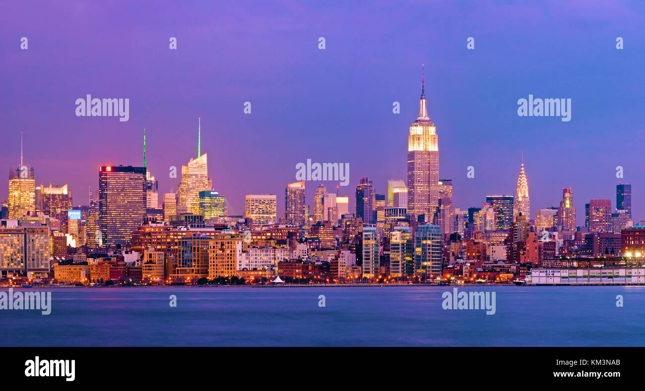 Panorama Skyline Stockfoto