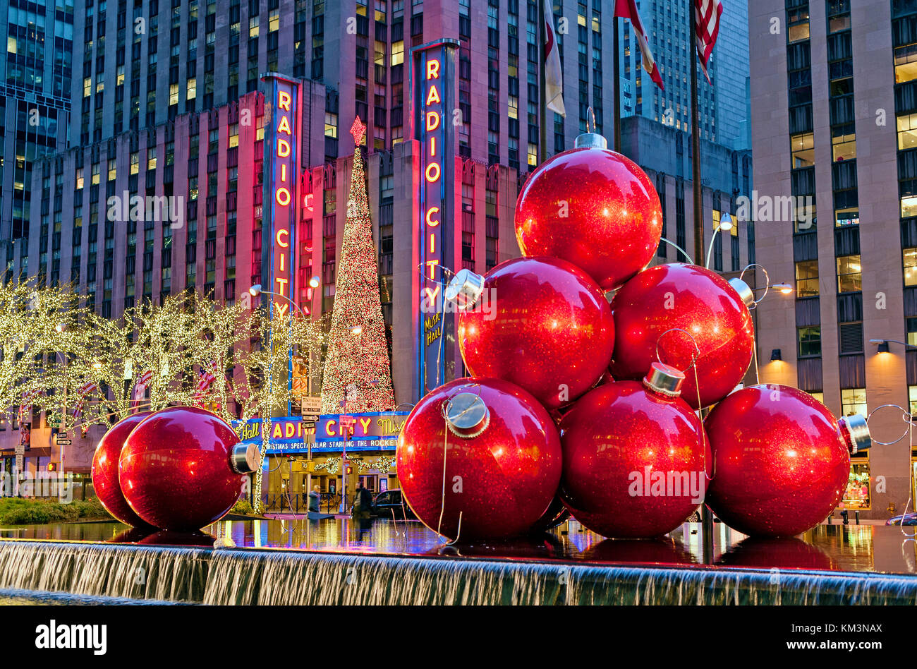 Weihnachten in New York City Stockfoto