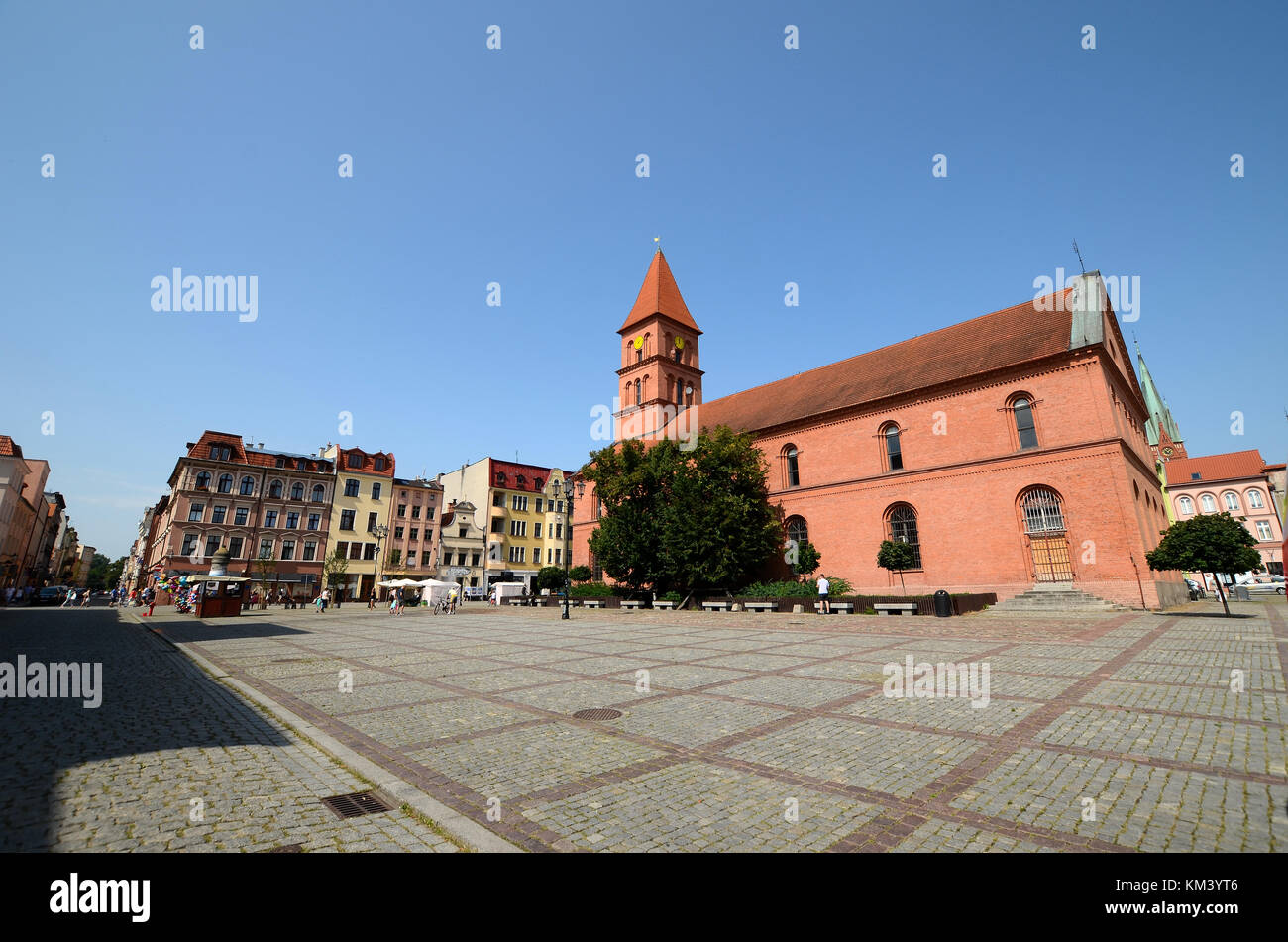 Neuen Marktplatz in Torun (Polen) Stockfoto