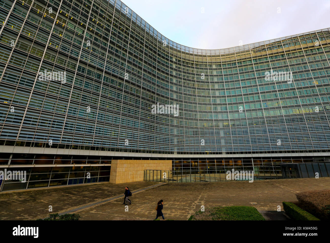 Das Berlaymont-Gebäude in Brüssel, Belgien., in das Hauptquartier der Europäischen Kommission, die die Exekutive der Europäischen Union. Stockfoto