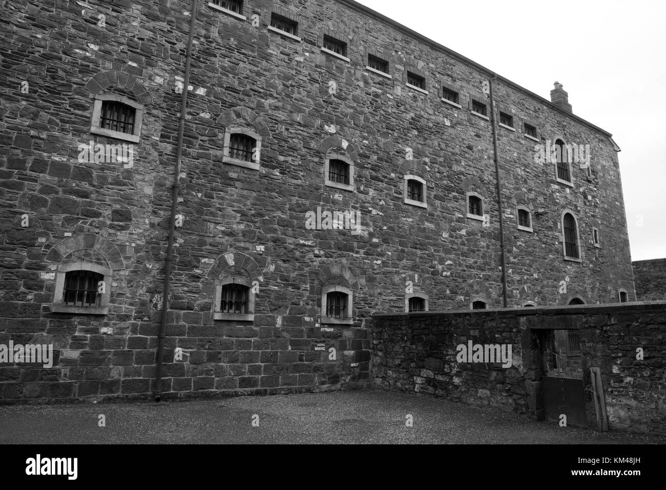 Verlassene Gefängnis. Irland Stockfoto