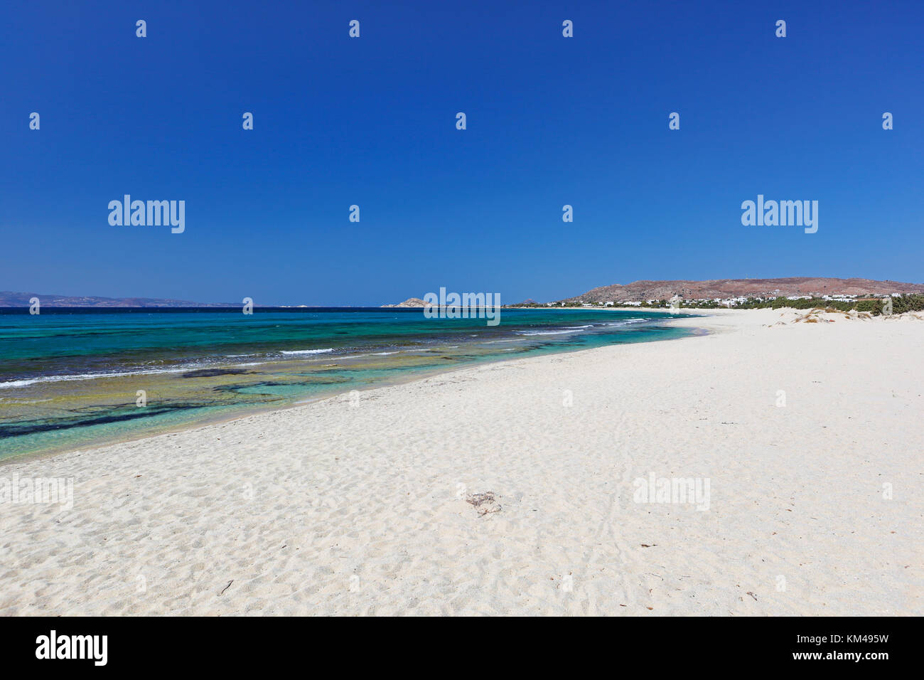 Glyfada Beach auf der Insel Naxos, Griechenland Stockfoto