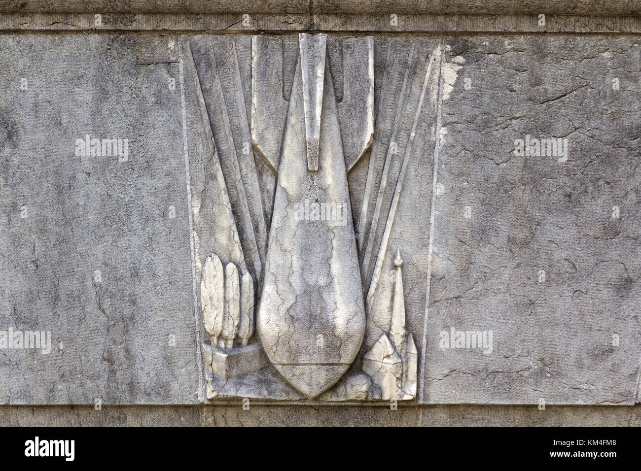 Luftschutzbunker - Genf Stockfoto