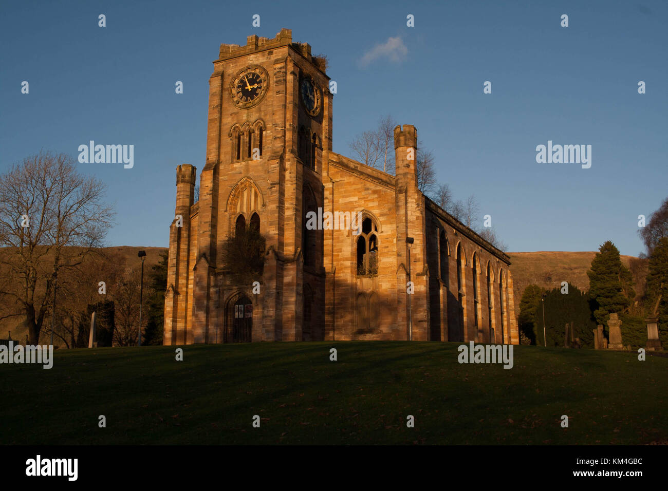 Campsie Hohe Kirche Stockfoto