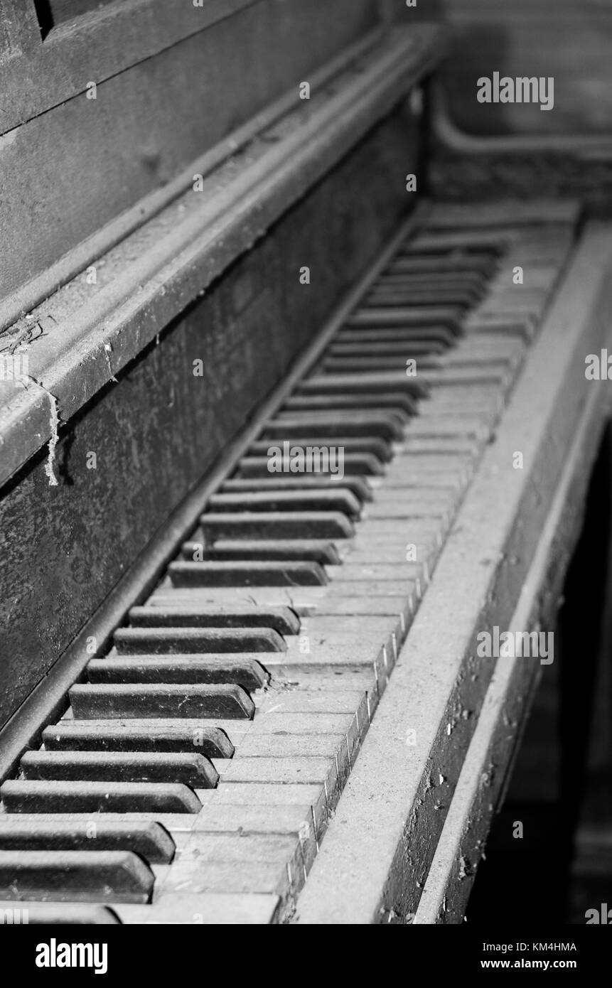 Die Musik ist zu Ende Stockfoto