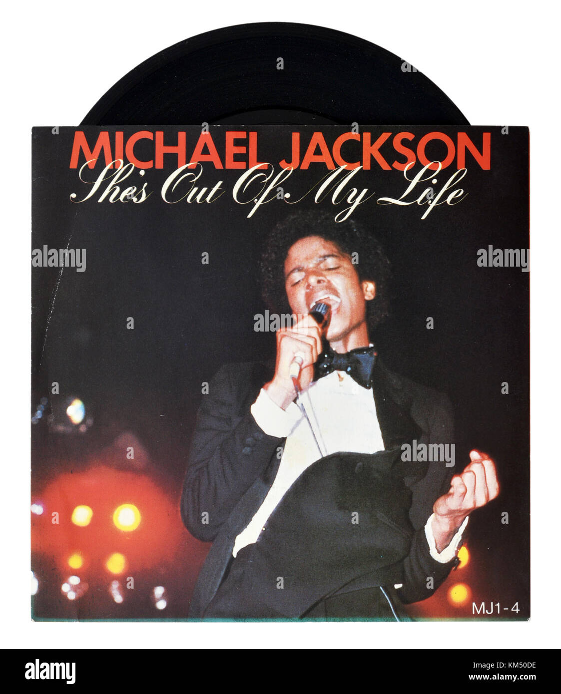 Michael Jackson Sie aus meinem Leben sieben Zoll single Stockfoto