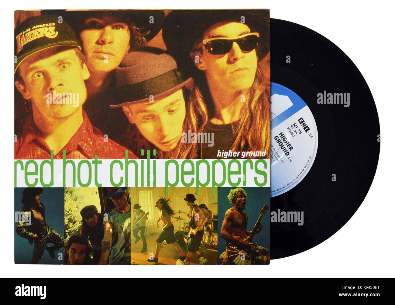 Red Hot Chili Peppers Higher Ground sieben Zoll single Stockfoto