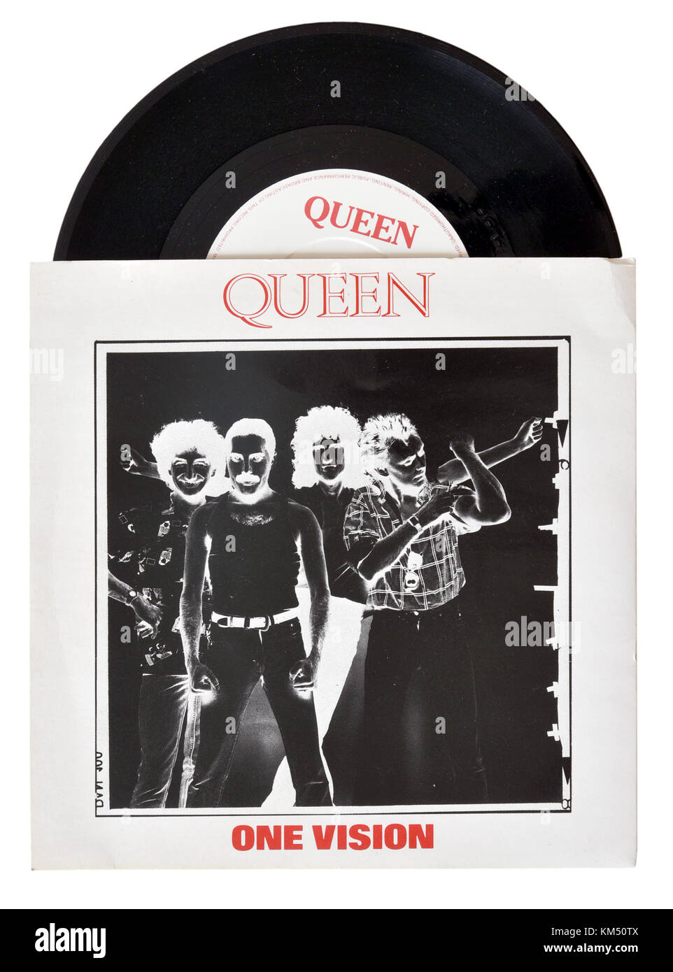 Queen One Vision 7 Zoll single Stockfoto