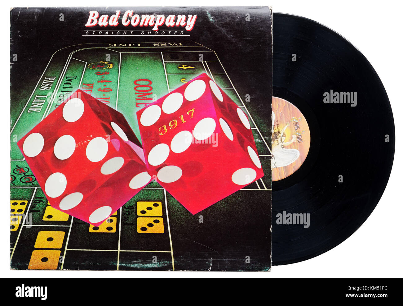 Bad Company Straight Shooter album Stockfoto