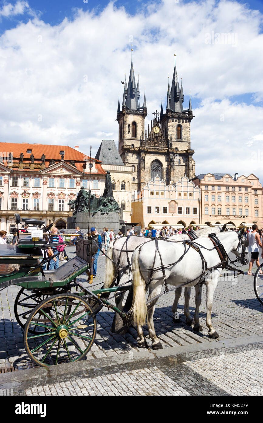 Staromestske namesti, Stare Mesto (UNESCO), Praha, Ceska republika / Altstädter Ring (UNESCO), Prag, Tschechische Republik Stockfoto