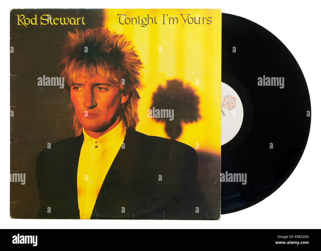 Rod Stewart Tonight I'm Yours album Stockfoto