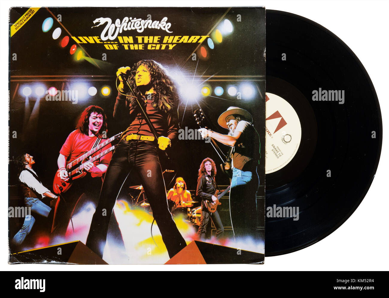 Whitesnake Live im Herzen der Stadt album Stockfoto