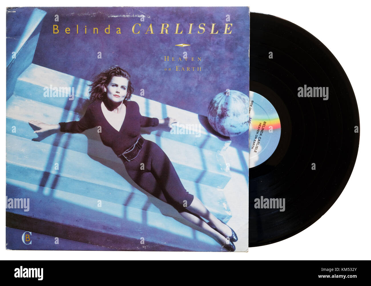 Belinda Carlisle Himmel auf Erden album Stockfoto