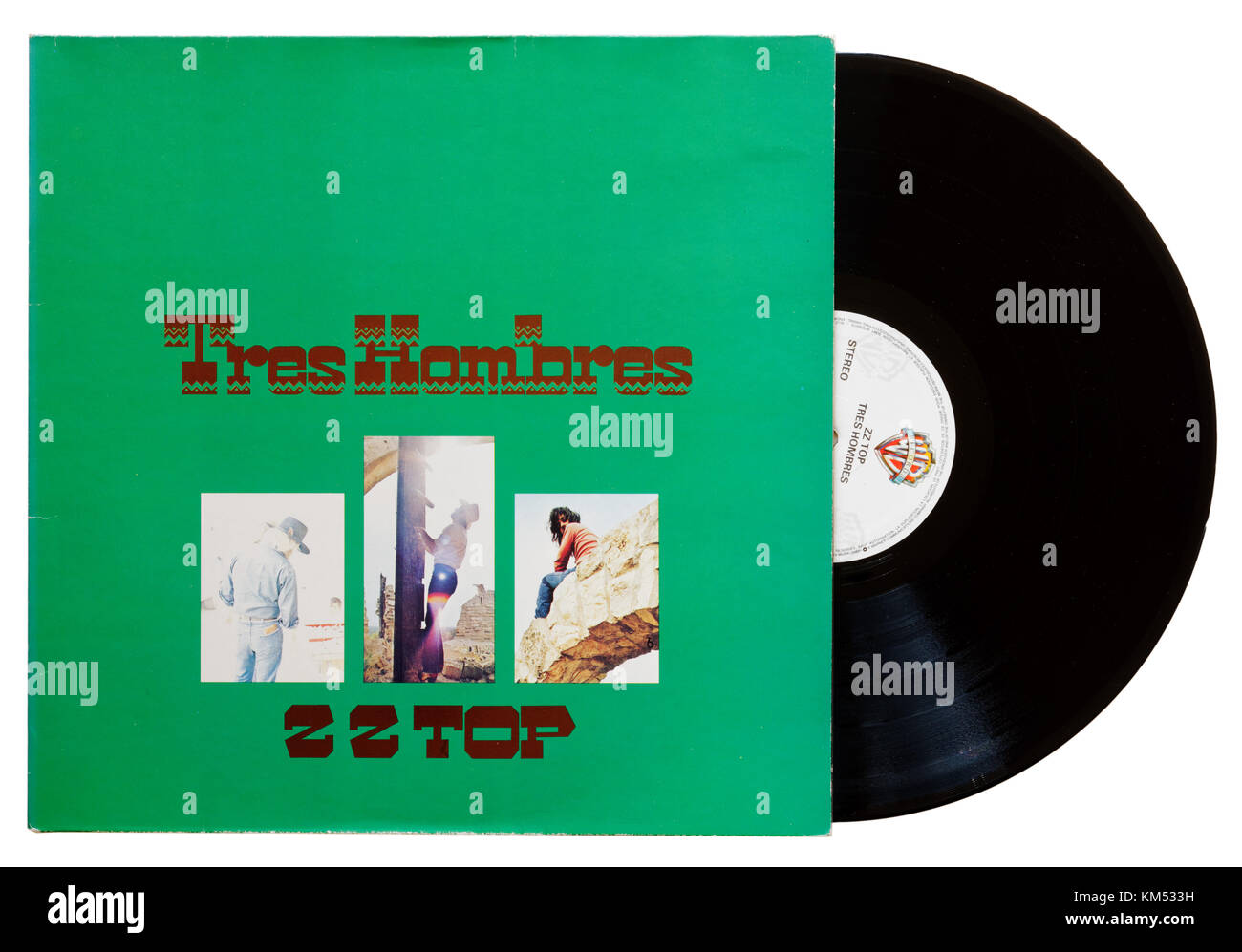 ZZ Top Tres Hombres album Stockfoto