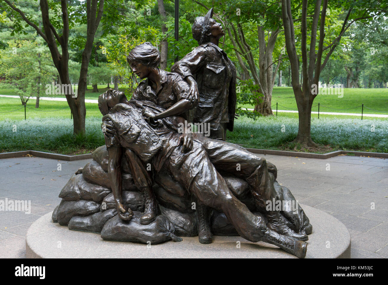 Die Vietnam Women's Memorial Statue Stockfoto