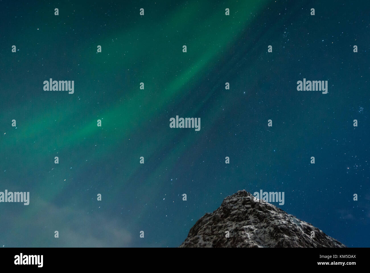 Die erstaunliche skagsanden Strand, flakstad, Ramberg, Lofoten, Norwegen Stockfoto