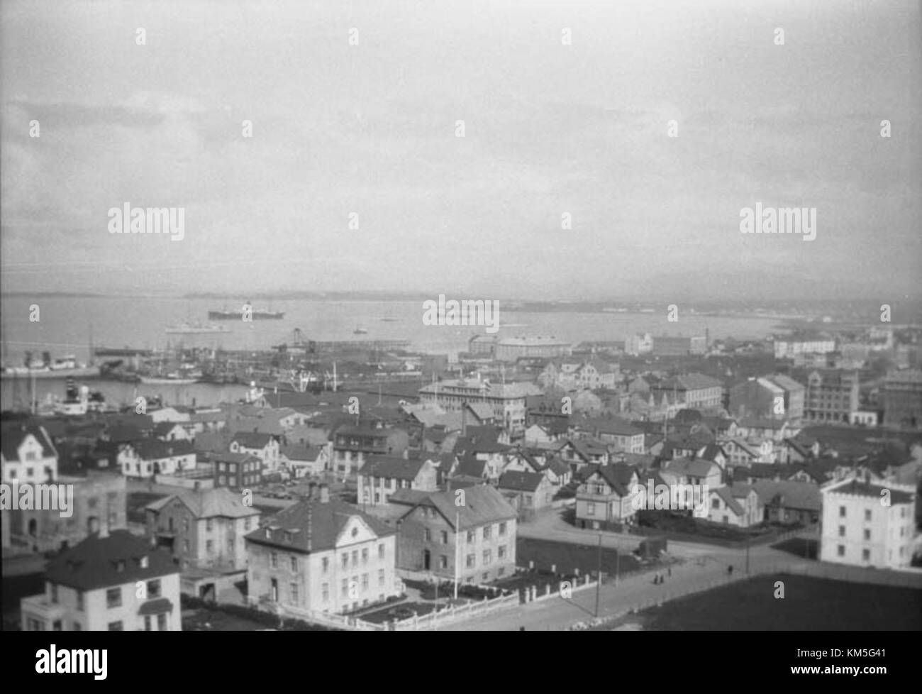 Reykjavik, die Hauptstadt Islands, ist bekannt für ihre moderne Architektur und die lebendige Kulturszene. Es ist das politische, kulturelle und wirtschaftliche Zentrum der countryâ und bietet eine einzigartige Mischung aus altem und neuem isländischem Erbe. Stockfoto