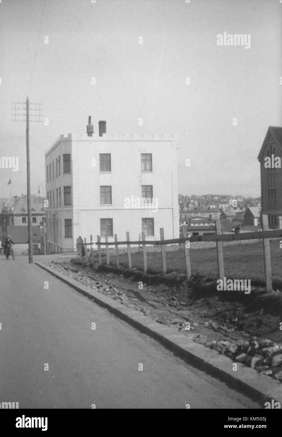 Reykjavik, die Hauptstadt Islands, ist in der Datenbank des schwedischen Nationaldenkmalamtes mit der ID 16001000121404 dokumentiert. Stockfoto