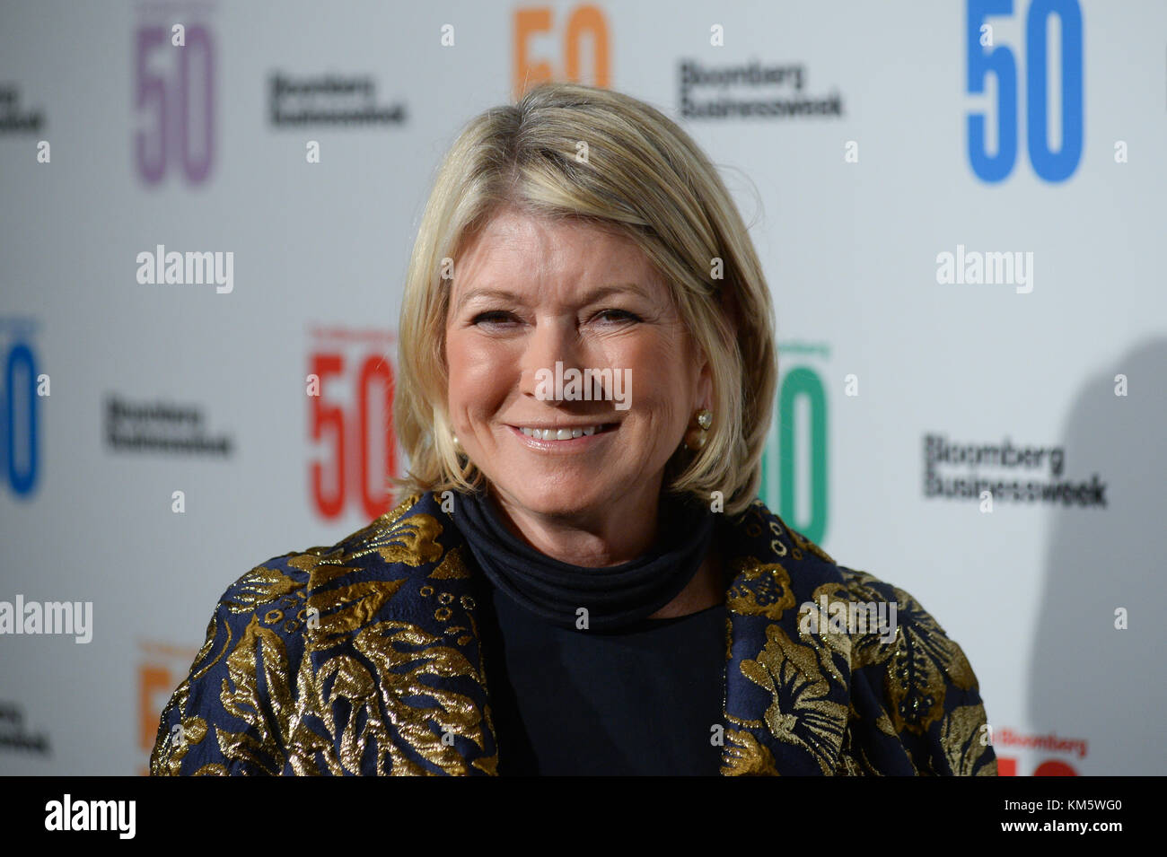 New York, USA. Dez 2017. Martha Stewart besucht am 4. Dezember 2017 in New York City die "Bloomberg 50"-Feier in der Gotham Hall. Credit: Erik Pendzich/Alamy Live News Stockfoto