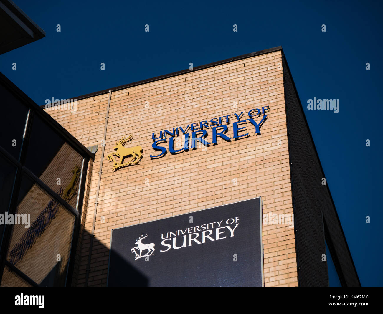 Guardian Top Ten Universität, Universität Surrey, Guildford, Surrey, England, UK, GB. Stockfoto