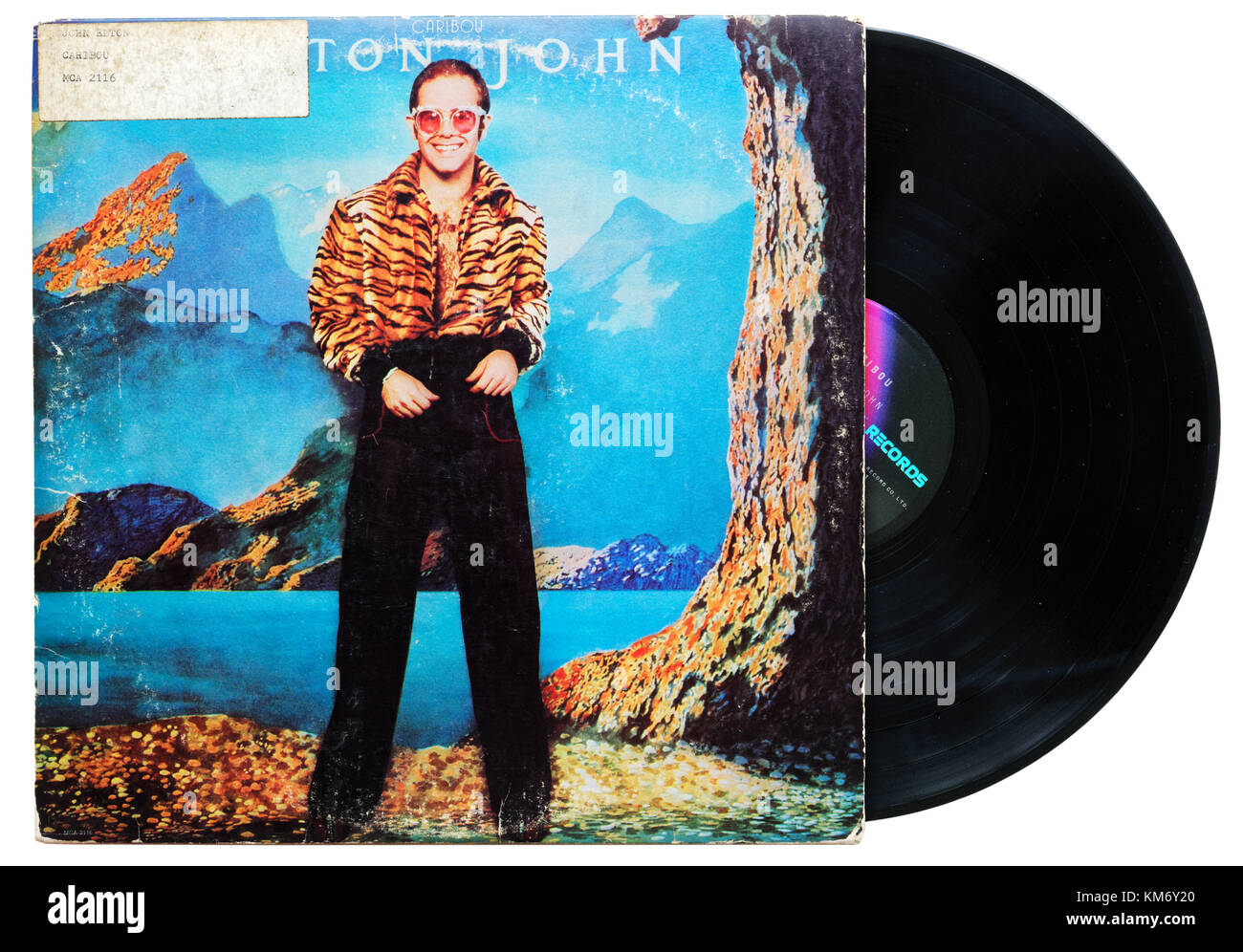 Elton John Caribou album Stockfoto