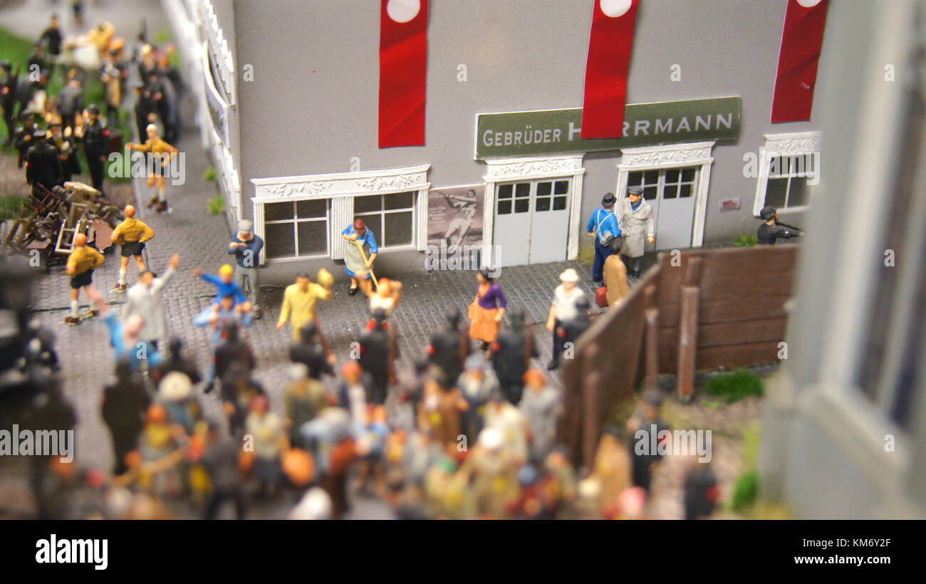 Hamburg, Deutschland - 8. März, 2014: Miniatur Wunderland ist ein Modell der Anziehung und der größte seiner Art in der Welt Stockfoto