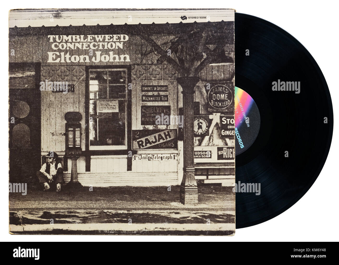 Elton John Tumbleweed Connection album Stockfoto