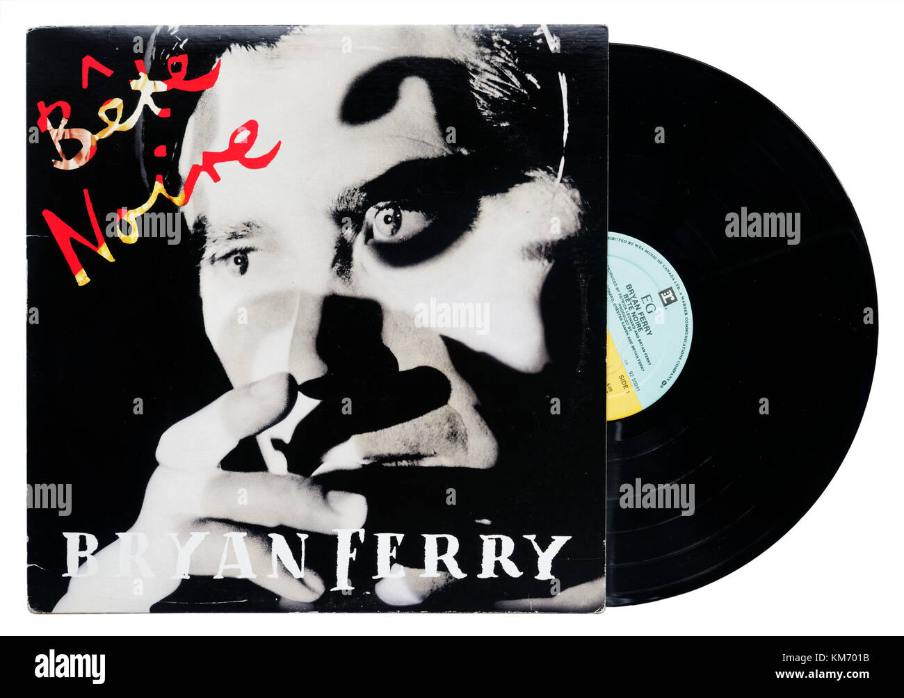 Bryan Ferry Bête noire Album Stockfoto