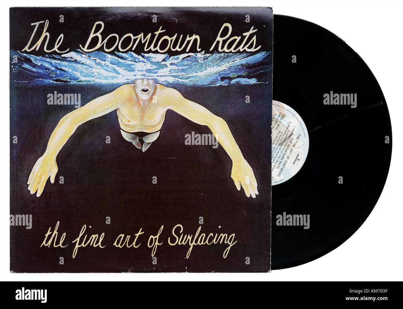 Die Boomtown Rats die feine Kunst der Oberflächenbehandlung album Stockfoto