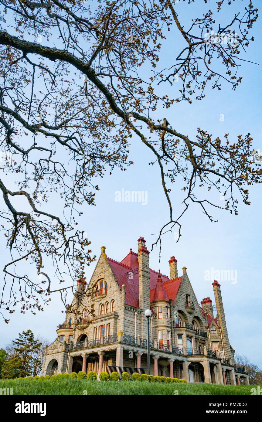 Craigdarroch Castle, Victoria, Britisch-Kolumbien, Kanada Stockfoto