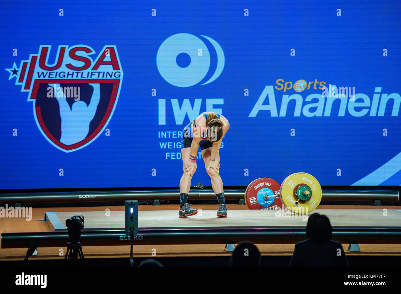 Anaheim, Nov 30: 2017 rogers Martha Ann in international weightlifting Federation World Championships am 30.November 2017 im Anaheim Convention Center, lo Stockfoto