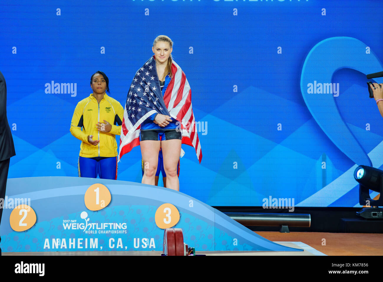 Anaheim, NOV 30: 2017 Rogers Martha Ann bei der Internationalen Gewichtheben-Weltmeisterschaft am 30. NOV 2017 im Anaheim Convention Center, Lo Stockfoto