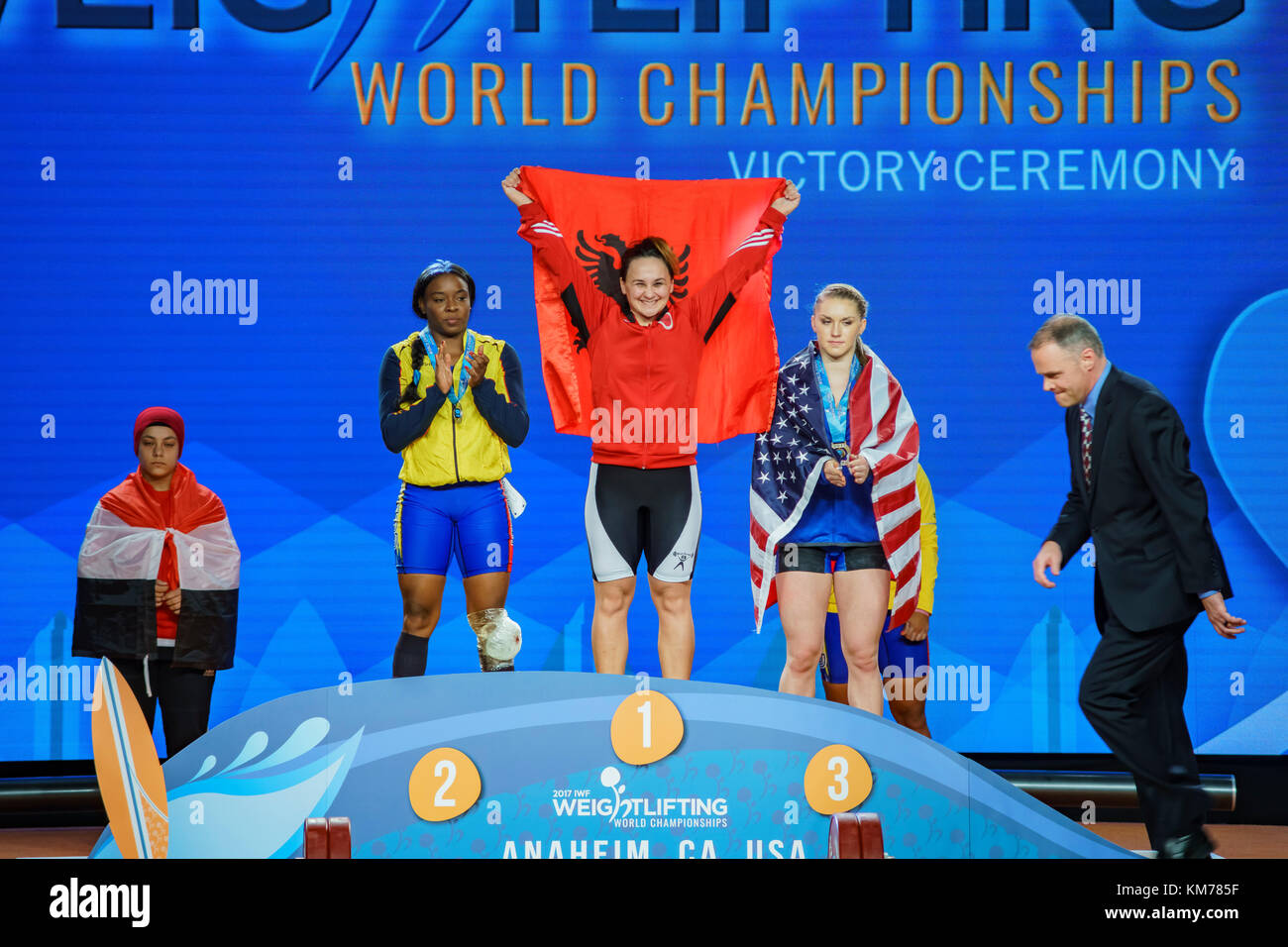 Anaheim, NOV 30: 2017 Rogers Martha Ann bei der Internationalen Gewichtheben-Weltmeisterschaft am 30. NOV 2017 im Anaheim Convention Center, Lo Stockfoto