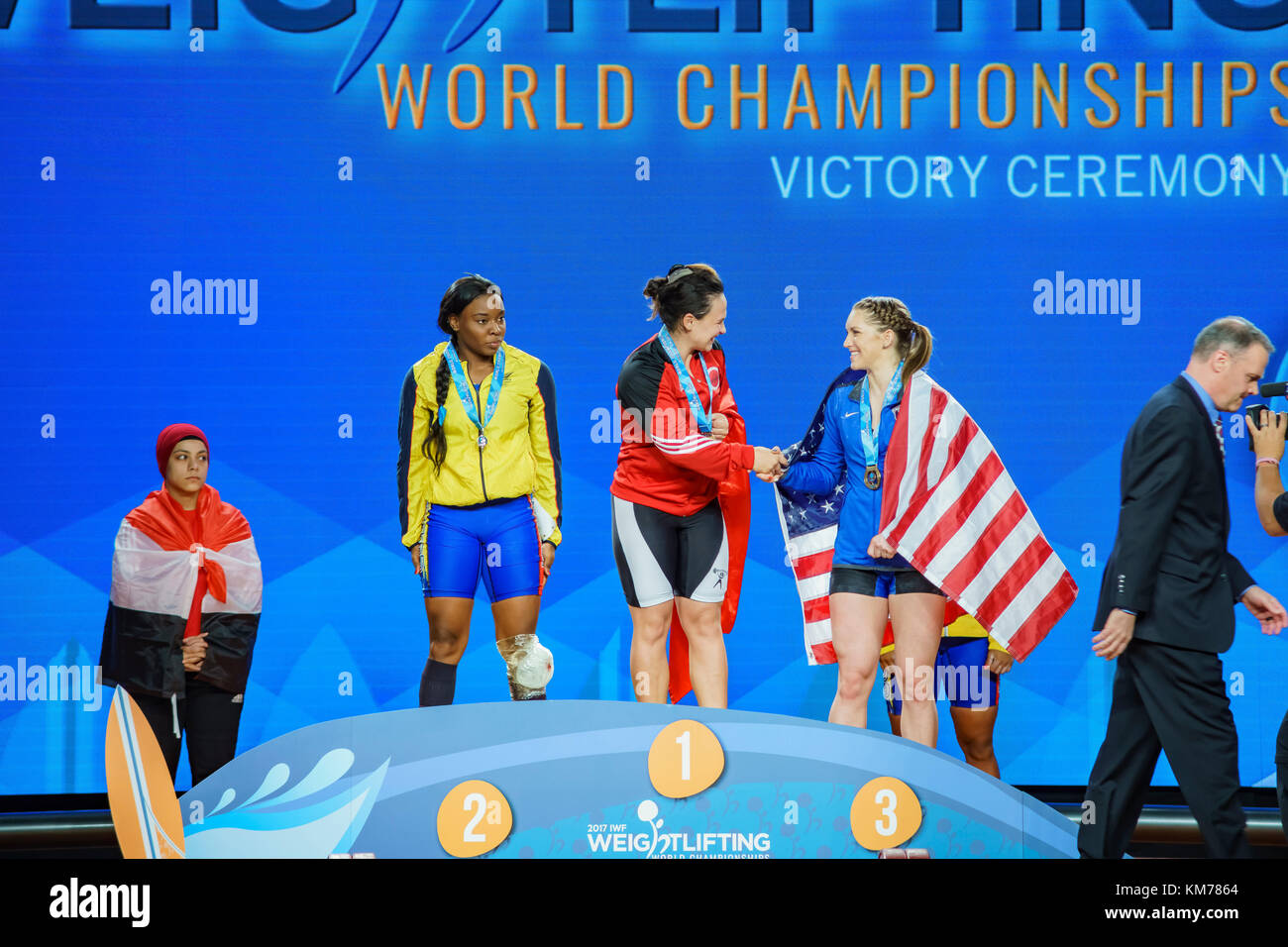 Anaheim, NOV 30: 2017 Rogers Martha Ann bei der Internationalen Gewichtheben-Weltmeisterschaft am 30. NOV 2017 im Anaheim Convention Center, Lo Stockfoto