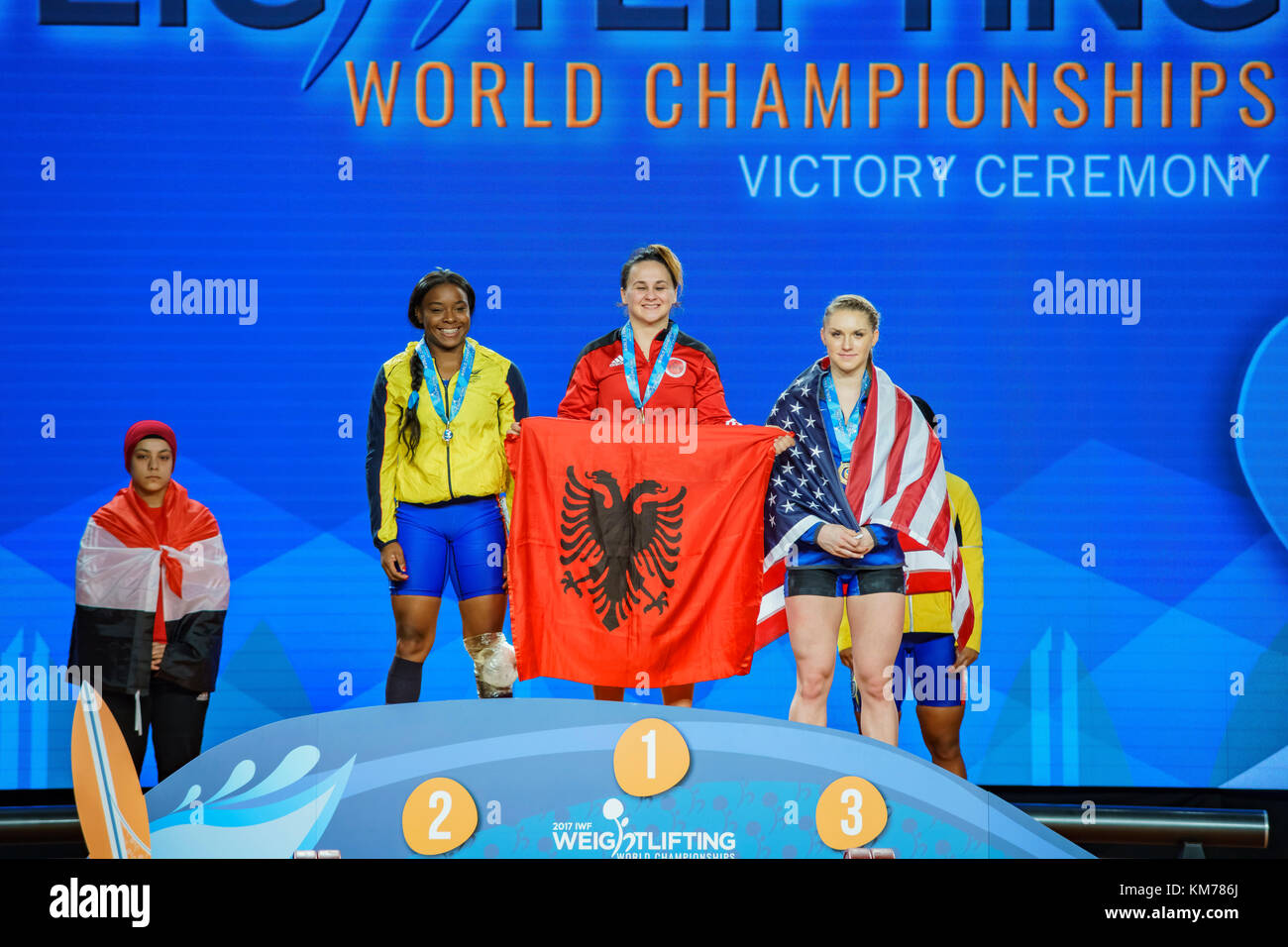 Anaheim, NOV 30: 2017 Rogers Martha Ann bei der Internationalen Gewichtheben-Weltmeisterschaft am 30. NOV 2017 im Anaheim Convention Center, Lo Stockfoto