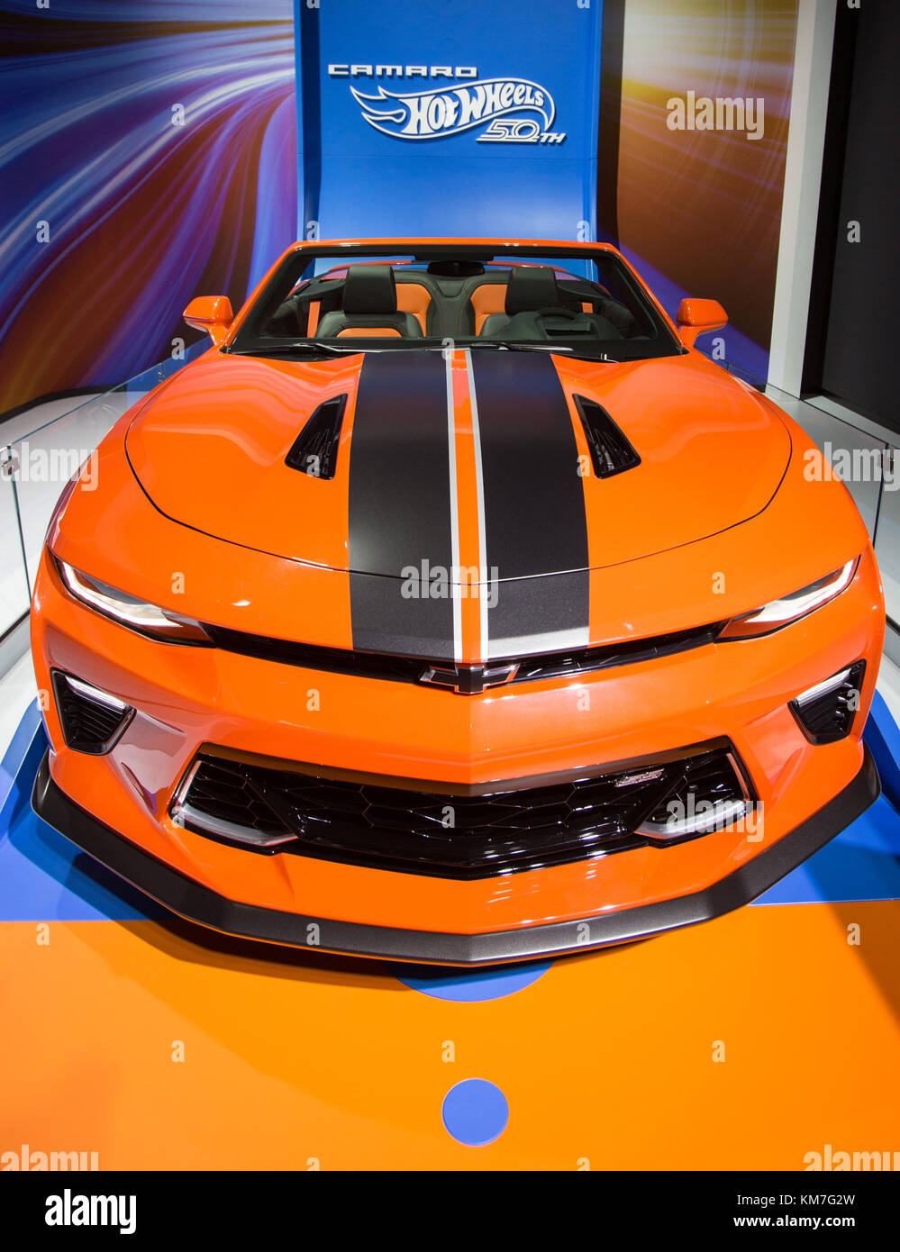 Camaro Hot Wheels 50. Ausgabe auf der LA Auto Show 2017 Stockfoto