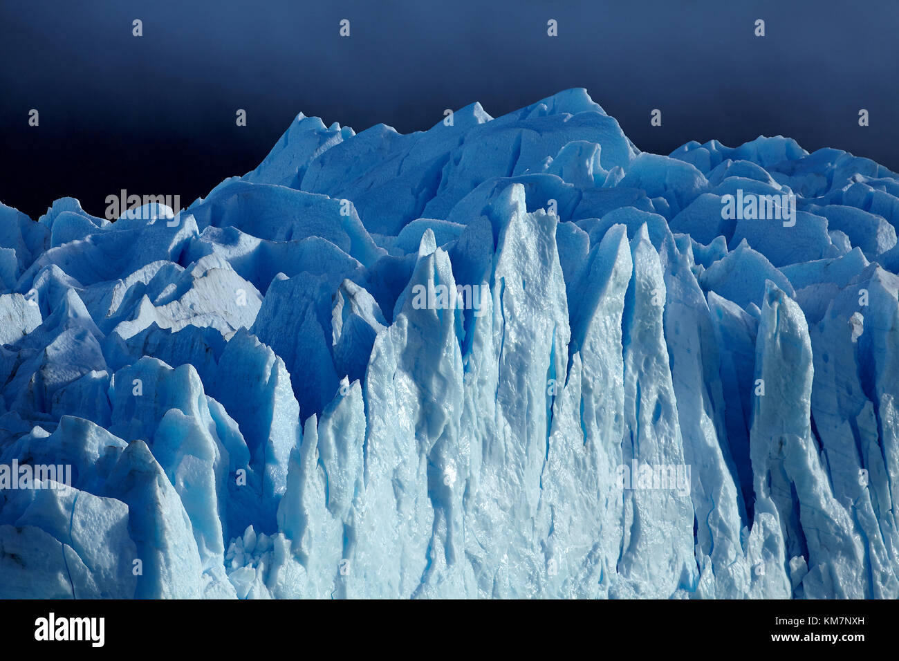 Der Gletscher Perito Moreno, Parque Nacional Los Glaciares (World Heritage Area), Patagonien, Argentinien, Südamerika Stockfoto