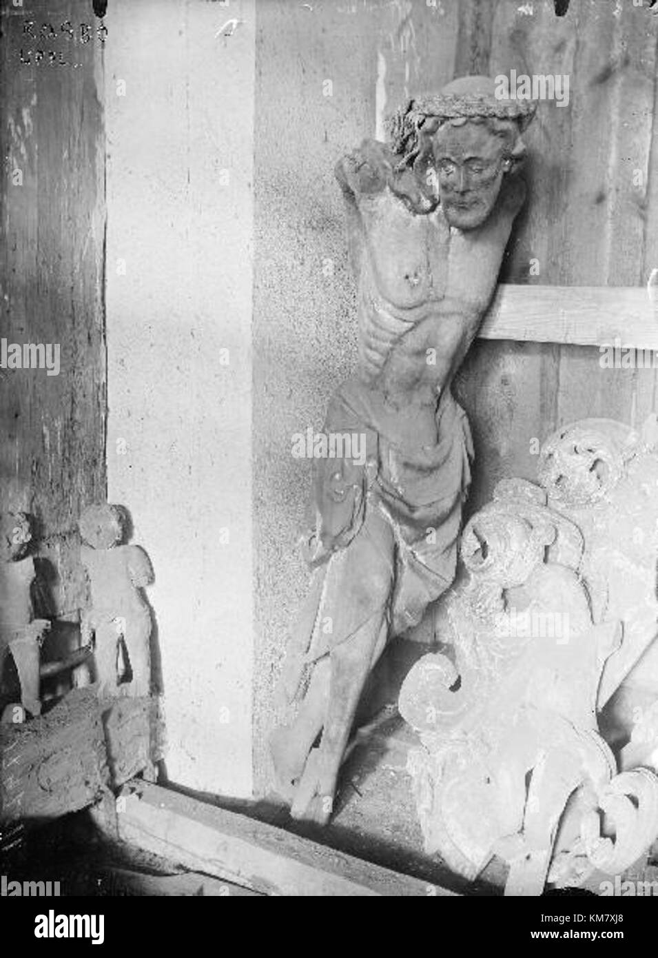 Die Rasbo-Kirche in Schweden, dokumentiert vom schwedischen National Heritage Board, zeigt ihre historischen und architektonischen Merkmale. Stockfoto