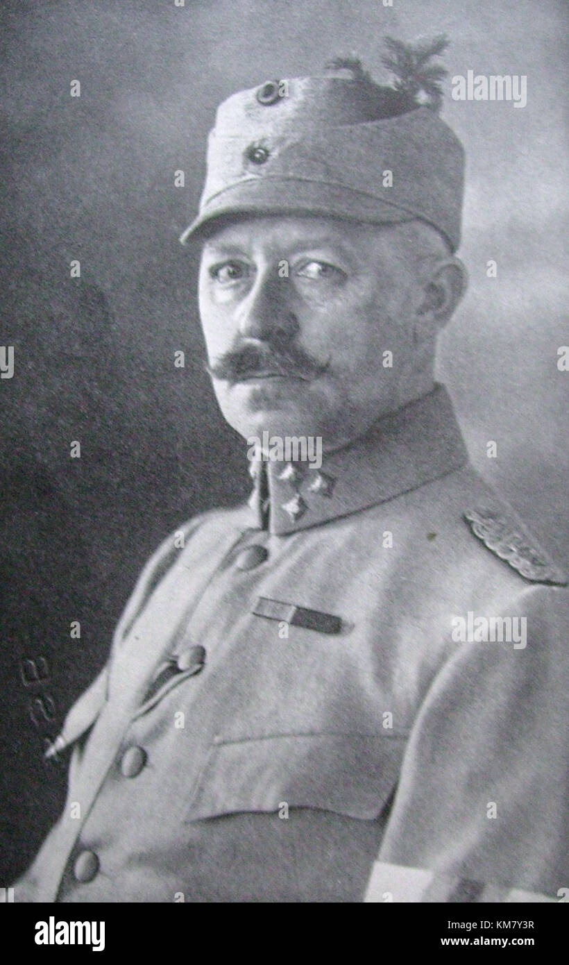 Ein Porträt von Harald Hjalmarson, aufgenommen 1919, wahrscheinlich eine bedeutende Figur in schwedischen politischen oder historischen Kreisen. Stockfoto